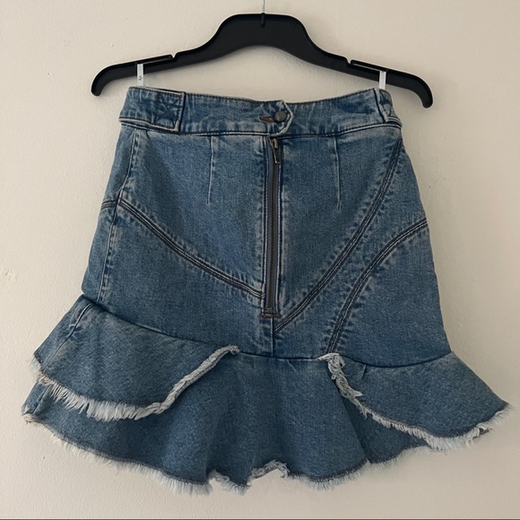 AJE Denim Mini Skirt • Classic Wash • Second Hand • Size 4AU RRP $295 - Picture 11 of 16